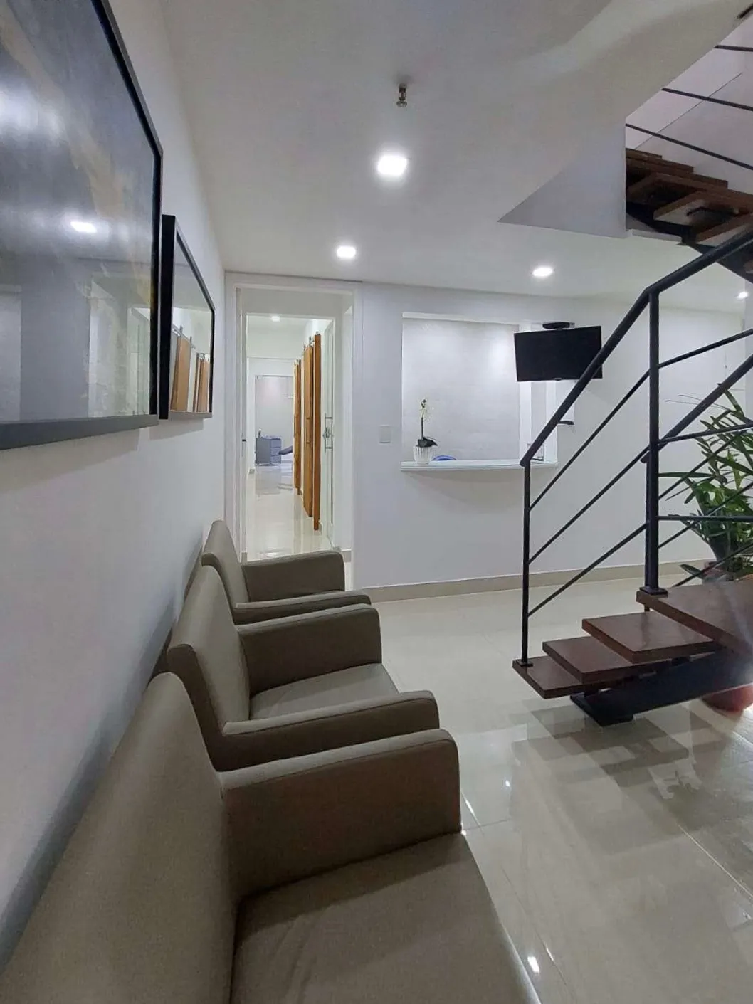 Sala de espera do nosso consultório em Icaraí, Niterói.